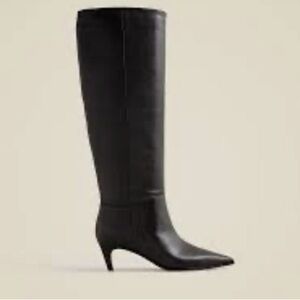 Elegant Black Knee-High Women's Boots